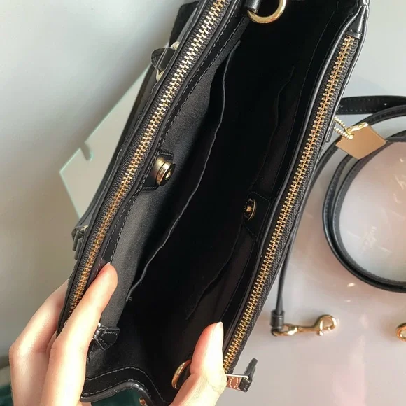 Coach Top Handle Bag Black - Picture 4 of 11